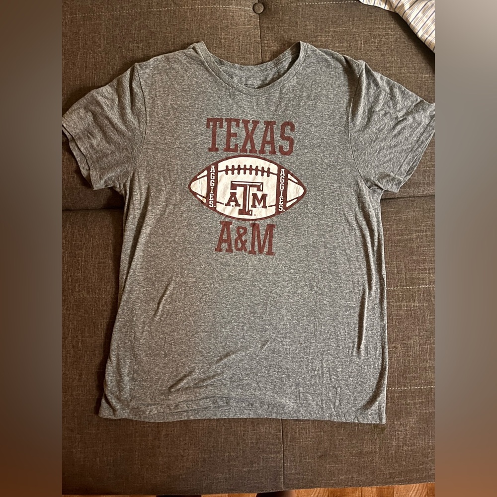 Gray Texas A&M loose fitting Tshirt